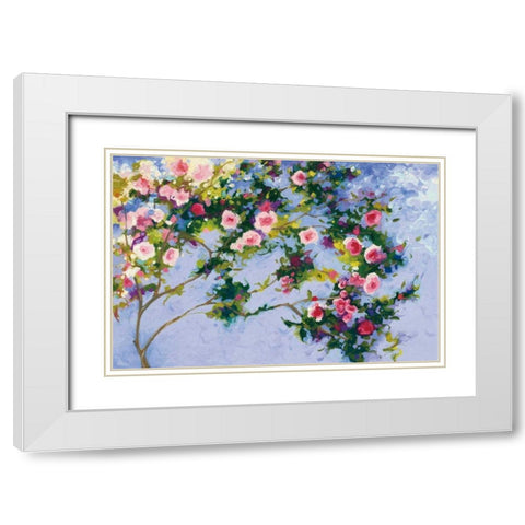 Inspiration Monet White Modern Wood Framed Art Print with Double Matting by Novak, Shirley