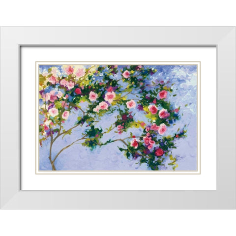 Inspiration Monet White Modern Wood Framed Art Print with Double Matting by Novak, Shirley