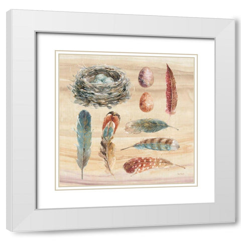Spiced Nature X White Modern Wood Framed Art Print with Double Matting by Audit, Lisa
