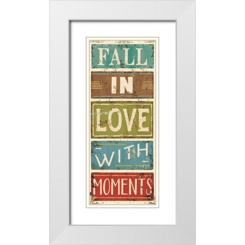 Shine II White Modern Wood Framed Art Print with Double Matting by Pela Studio