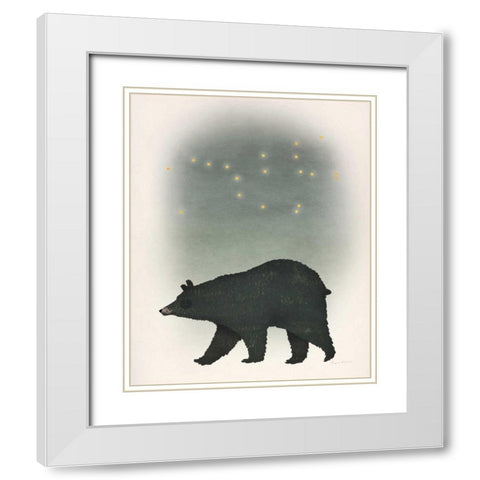 Ursa Major White Modern Wood Framed Art Print with Double Matting by Fowler, Ryan
