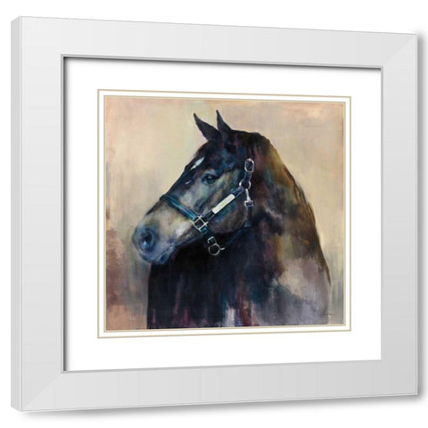 Ritzy Light White Modern Wood Framed Art Print with Double Matting by Hageman, Marilyn