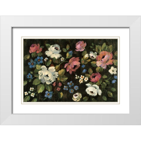 Expressive Spray on Black White Modern Wood Framed Art Print with Double Matting by Vassileva, Silvia