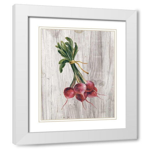 Market Vegetables III White Modern Wood Framed Art Print with Double Matting by Vassileva, Silvia