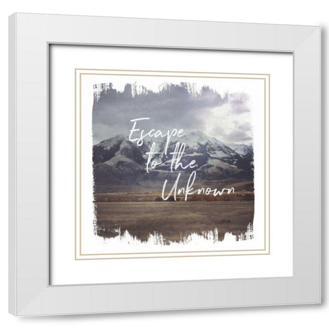 Wild Wishes IV White Modern Wood Framed Art Print with Double Matting by Marshall, Laura