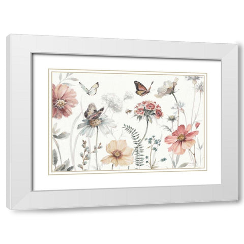 A Country Weekend I White Modern Wood Framed Art Print with Double Matting by Audit, Lisa