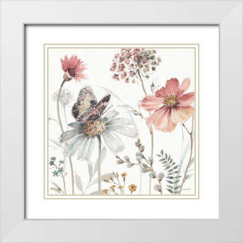 A Country Weekend II White Modern Wood Framed Art Print with Double Matting by Audit, Lisa