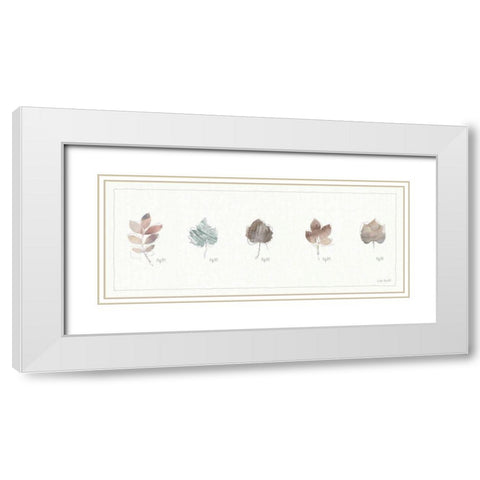 A Woodland Walk XIV White Modern Wood Framed Art Print with Double Matting by Audit, Lisa