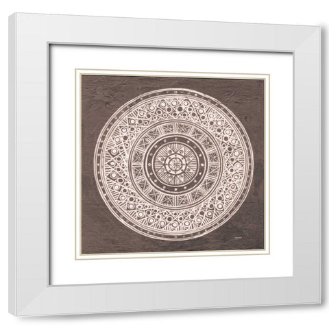 Seville IV FB Spice White Modern Wood Framed Art Print with Double Matting by Lovell, Kathrine