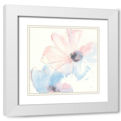Parfait Cosmos I White Modern Wood Framed Art Print with Double Matting by Paschke, Chris