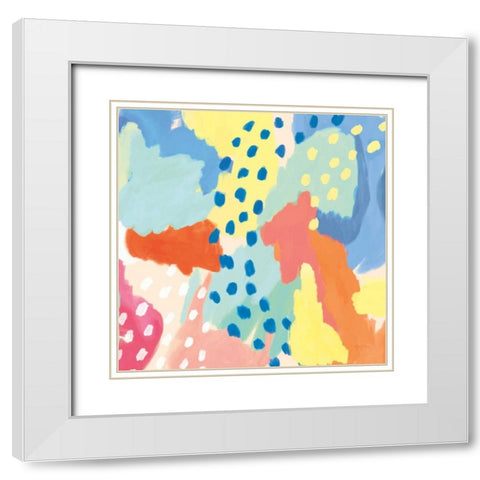 Bright Life I v2 Crop White Modern Wood Framed Art Print with Double Matting by Urban, Mary