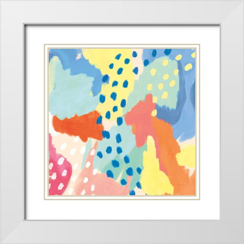 Bright Life I v2 Crop White Modern Wood Framed Art Print with Double Matting by Urban, Mary