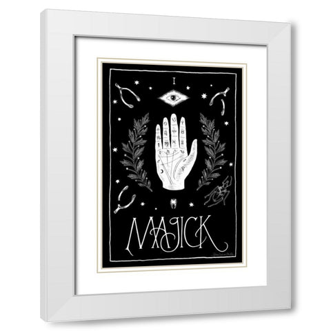 All Hallows Eve I White Modern Wood Framed Art Print with Double Matting by Miller, Sara Zieve