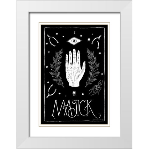 All Hallows Eve I White Modern Wood Framed Art Print with Double Matting by Miller, Sara Zieve