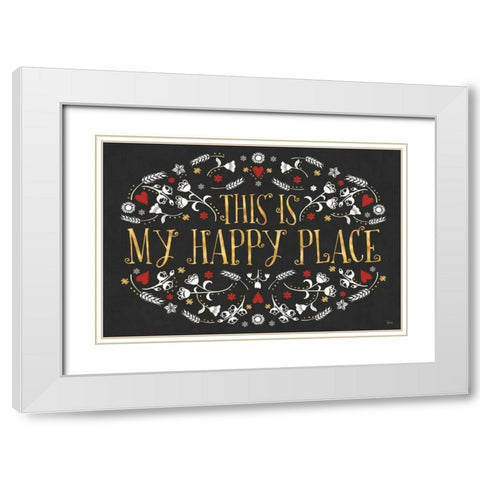Otomi Farm I Black White Modern Wood Framed Art Print with Double Matting by Charron, Veronique