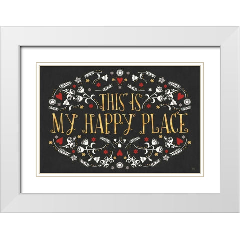 Otomi Farm I Black White Modern Wood Framed Art Print with Double Matting by Charron, Veronique