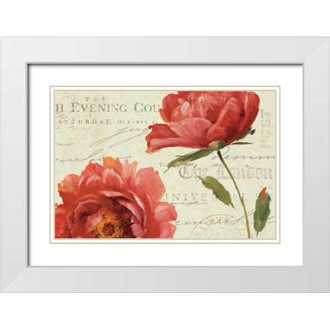 My Own Words White Modern Wood Framed Art Print with Double Matting by Audit, Lisa
