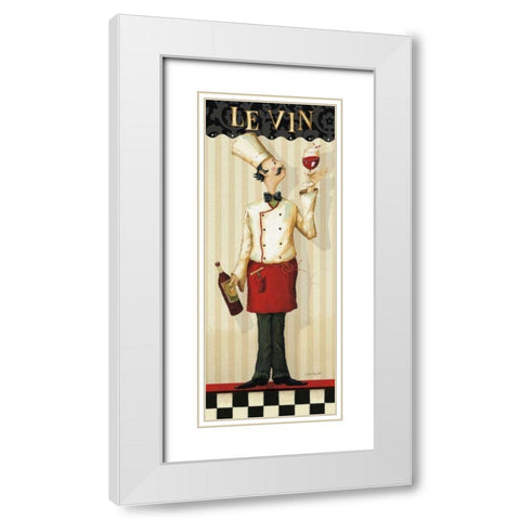Chefs Masterpiece I White Modern Wood Framed Art Print with Double Matting by Audit, Lisa