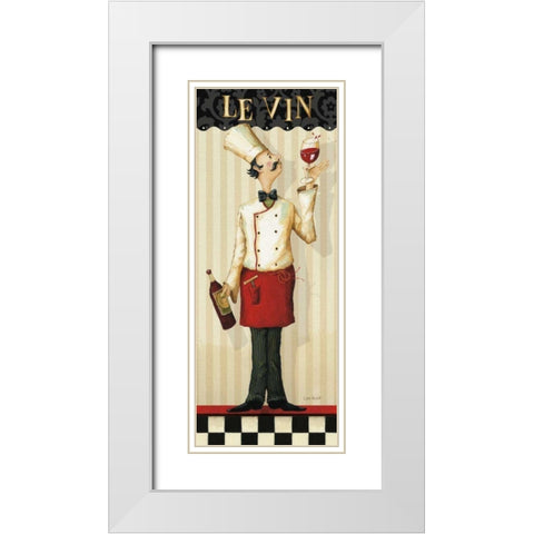 Chefs Masterpiece I White Modern Wood Framed Art Print with Double Matting by Audit, Lisa