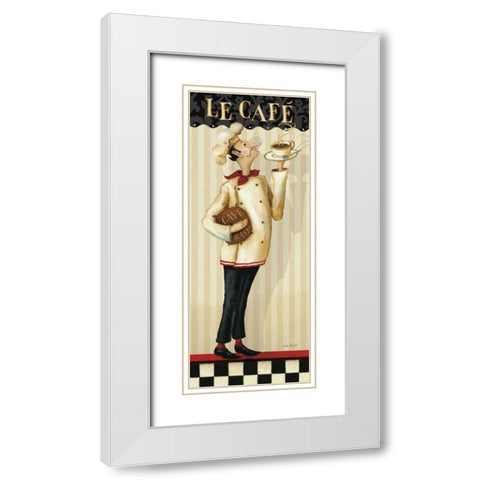 Chefs Masterpiece II White Modern Wood Framed Art Print with Double Matting by Audit, Lisa