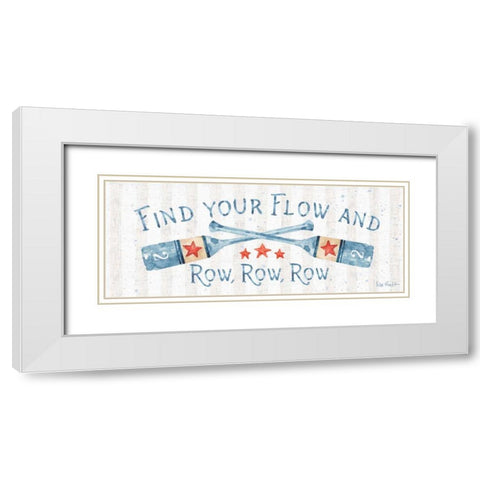 Nautical Life II White Modern Wood Framed Art Print with Double Matting by Audit, Lisa