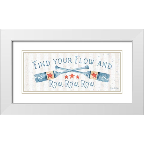 Nautical Life II White Modern Wood Framed Art Print with Double Matting by Audit, Lisa