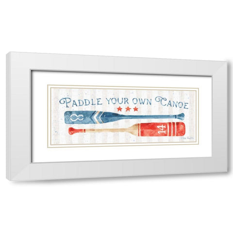 Nautical Life III White Modern Wood Framed Art Print with Double Matting by Audit, Lisa