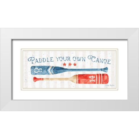 Nautical Life III White Modern Wood Framed Art Print with Double Matting by Audit, Lisa