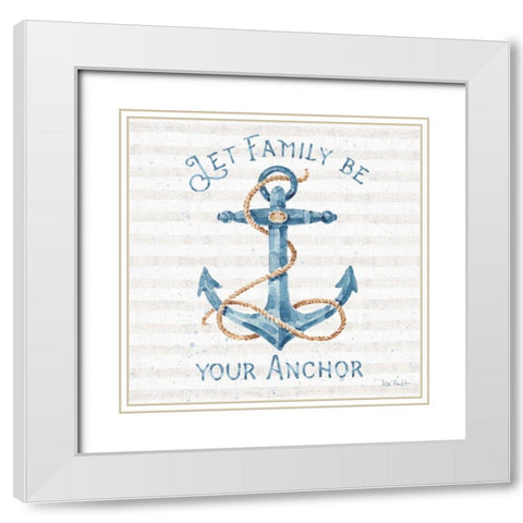 Nautical Life IV White Modern Wood Framed Art Print with Double Matting by Audit, Lisa
