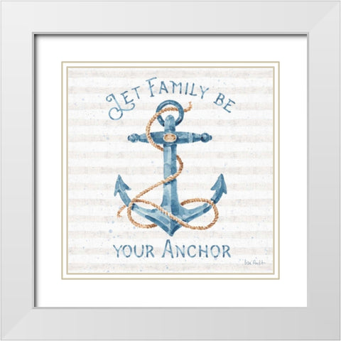 Nautical Life IV White Modern Wood Framed Art Print with Double Matting by Audit, Lisa
