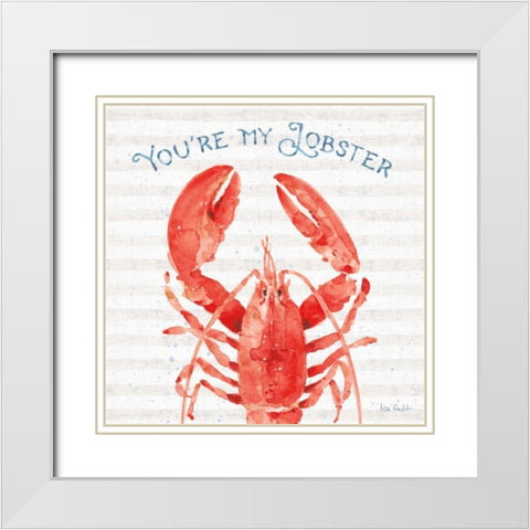 Nautical Life IX White Modern Wood Framed Art Print with Double Matting by Audit, Lisa