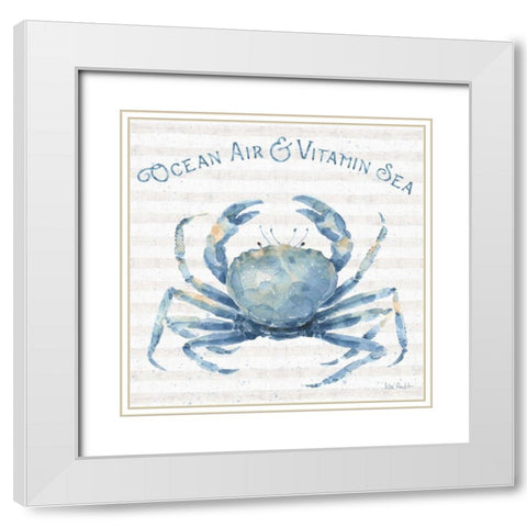 Nautical Life X White Modern Wood Framed Art Print with Double Matting by Audit, Lisa