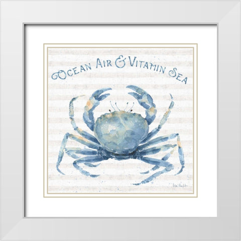 Nautical Life X White Modern Wood Framed Art Print with Double Matting by Audit, Lisa