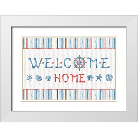 Nautical Life XII White Modern Wood Framed Art Print with Double Matting by Audit, Lisa