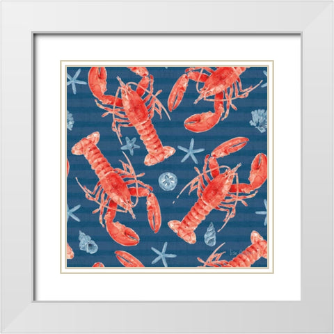 Nautical Life Step 03B White Modern Wood Framed Art Print with Double Matting by Audit, Lisa