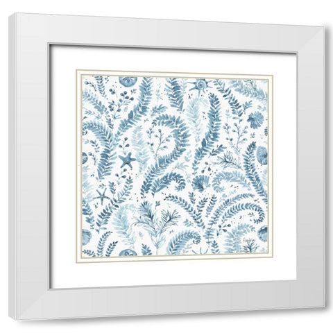 Nautical Life Step 07B White Modern Wood Framed Art Print with Double Matting by Audit, Lisa
