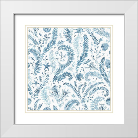 Nautical Life Step 07B White Modern Wood Framed Art Print with Double Matting by Audit, Lisa
