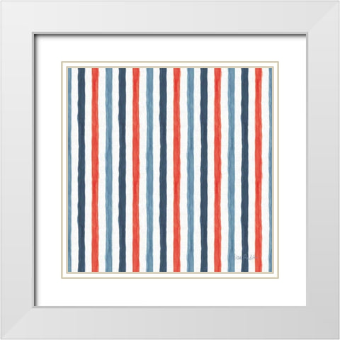 Nautical Life Step 12 White Modern Wood Framed Art Print with Double Matting by Audit, Lisa