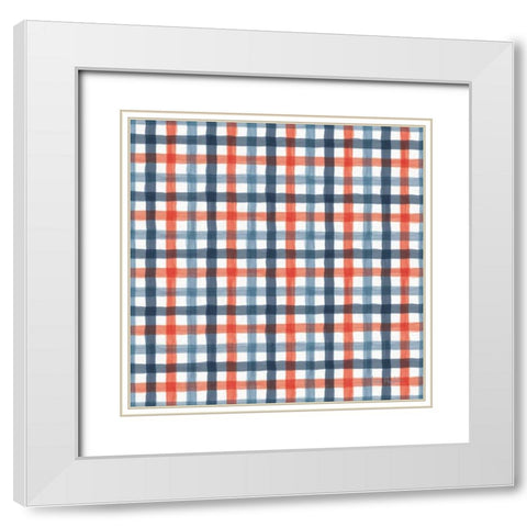 Nautical Life Step 13 White Modern Wood Framed Art Print with Double Matting by Audit, Lisa