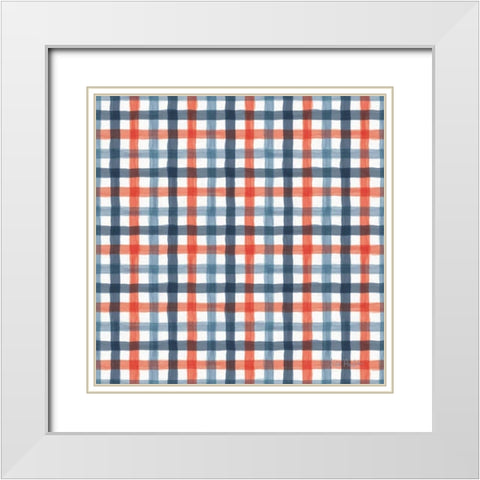 Nautical Life Step 13 White Modern Wood Framed Art Print with Double Matting by Audit, Lisa