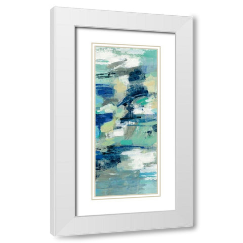 Unexpected Wave III White Modern Wood Framed Art Print with Double Matting by Vassileva, Silvia