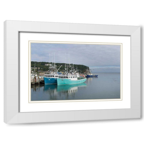 Bay of Fundy I White Modern Wood Framed Art Print with Double Matting by Majchrowicz, Alan