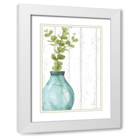 Mixed Greens LXXXV Shiplap Crop White Modern Wood Framed Art Print with Double Matting by Audit, Lisa