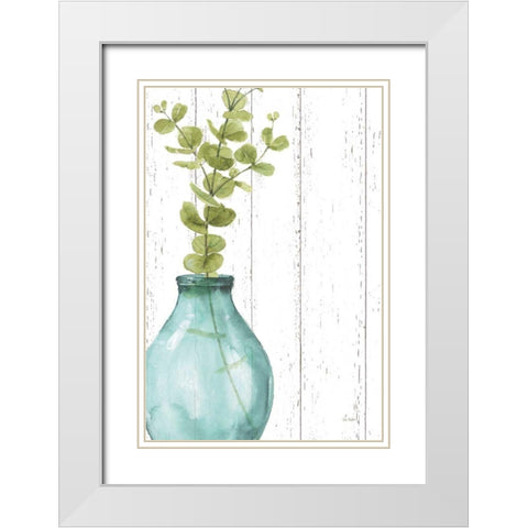 Mixed Greens LXXXV Shiplap Crop White Modern Wood Framed Art Print with Double Matting by Audit, Lisa