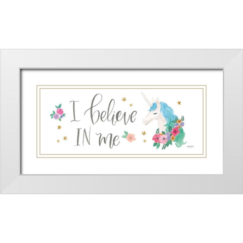 Magical Friends VIII White Modern Wood Framed Art Print with Double Matting by Jackson, Jenaya