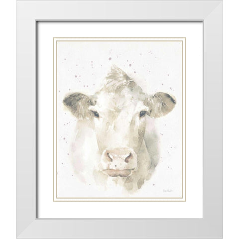 Farm Friends II v2 Neutral White Modern Wood Framed Art Print with Double Matting by Audit, Lisa