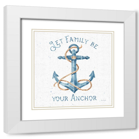 Nautical Life IV No Stripes White Modern Wood Framed Art Print with Double Matting by Audit, Lisa