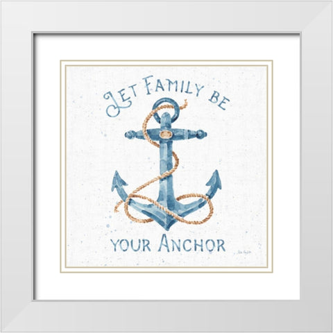 Nautical Life IV No Stripes White Modern Wood Framed Art Print with Double Matting by Audit, Lisa