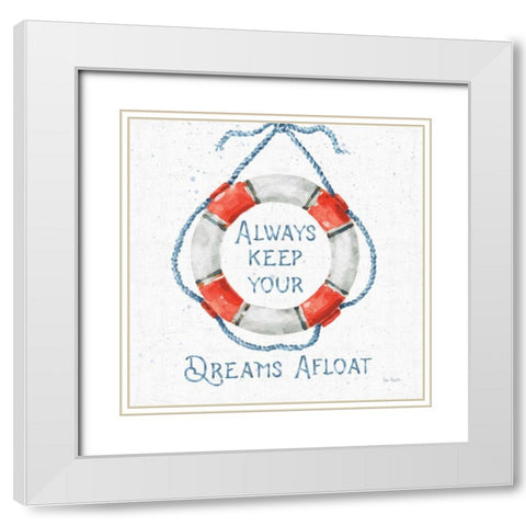 Nautical Life VI No Stripes White Modern Wood Framed Art Print with Double Matting by Audit, Lisa