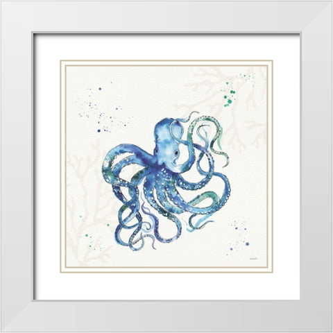Deep Sea II No Words White Modern Wood Framed Art Print with Double Matting by Tavoletti, Anne